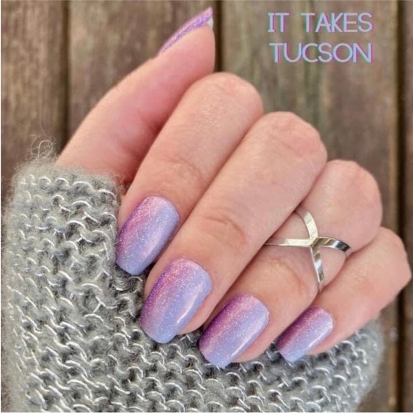 *Retired* Color Street: It Takes Tucson | Purple Blue Duochrome Glitter Sparkle - Picture 8 of 15